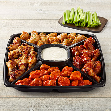 Order Wings Combo Platter - Large food online from Tgi Fridays store, Madison on bringmethat.com