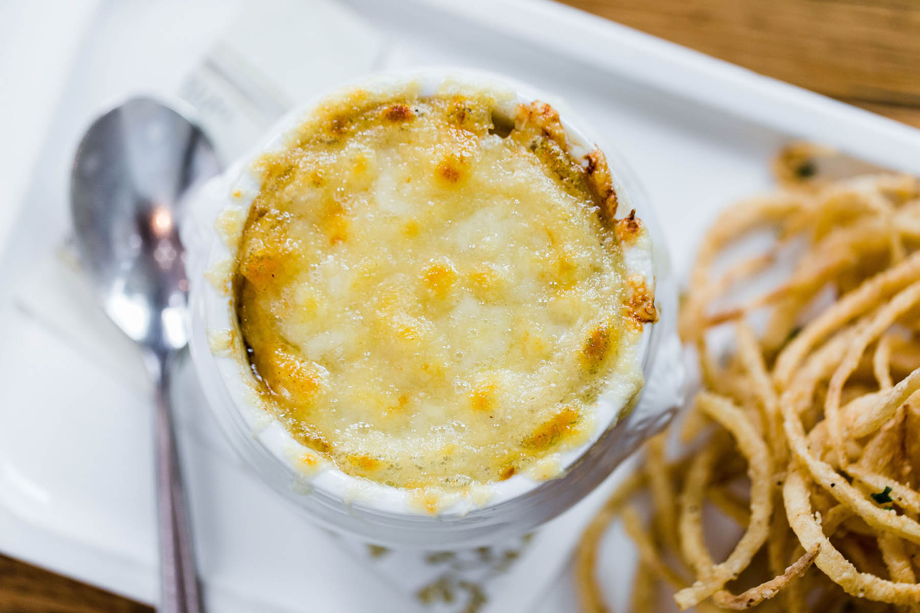 Order French Onion Soup food online from Abouzy store, Houston on bringmethat.com
