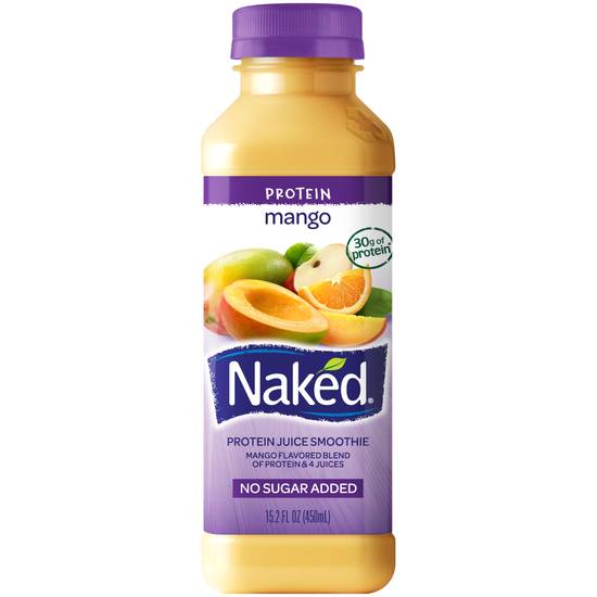 Order Naked Juice Protein Smoothie Protein Mango food online from Deerings Market store, Traverse City on bringmethat.com