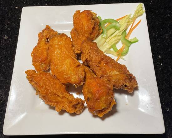 Order  Large Crispy Chicken Wings food online from Red Door Chinese Eatery store, St. Louis on bringmethat.com