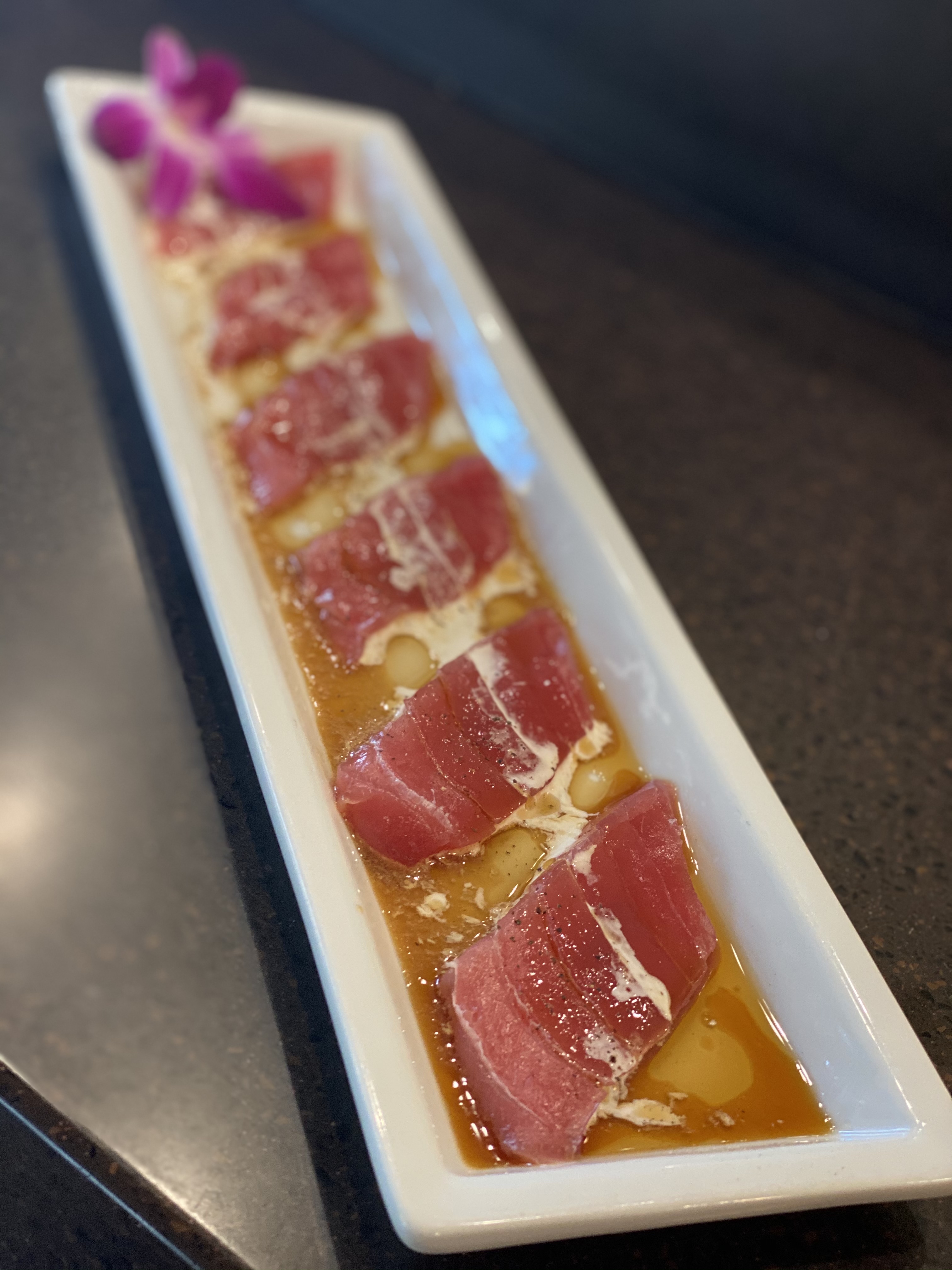 Order Tuna Carpaccio food online from Kanpai Japanese Sushi Bar &amp; Gril store, Santa Monica on bringmethat.com