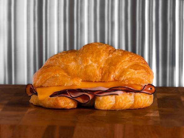Order HAM & CHEESE ON CROISSANT food online from Yum Yum Donuts store, Palmdale on bringmethat.com