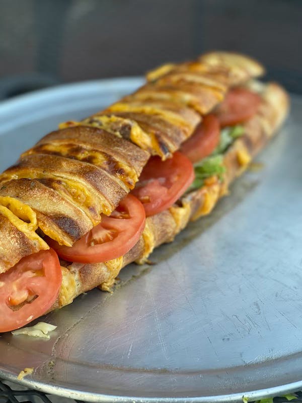 Order The Chopped Cheese Stromboli - Small food online from Villa Grande Pizza store, Bath on bringmethat.com