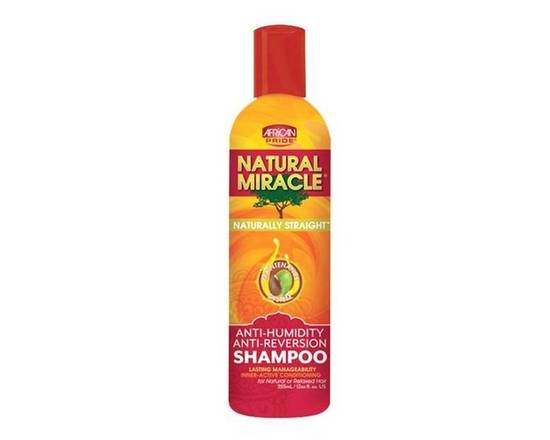 Order Natural Miracle Anti-Humidity Anti-Reversion Shampoo 12 fl oz food online from iDa Beauty Supply Store store, Middletown on bringmethat.com