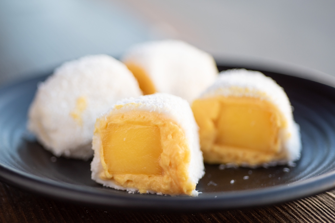 Order 芒果糍 Fresh Mango Mochi food online from Phoenix Dessert store, Alhambra on bringmethat.com