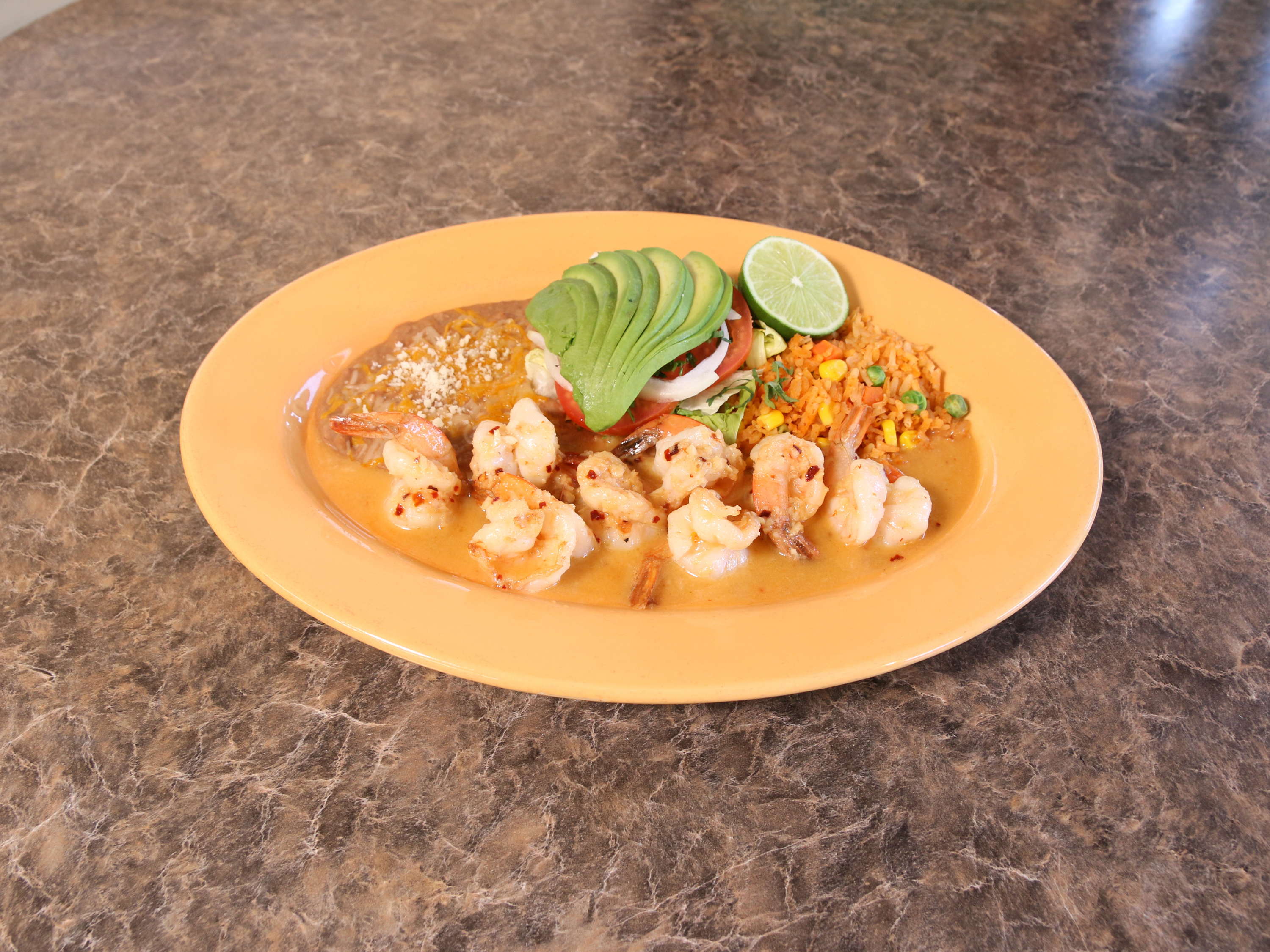 Order Shrimp Al Mojo de Ajo food online from Don Mere Grille store, Lake Elsinore on bringmethat.com