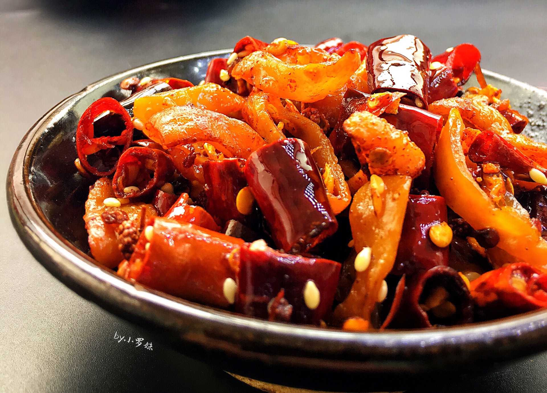 Order Deep Fried Intestines with Chili辣子肥肠 food online from Frice store, Riverside on bringmethat.com
