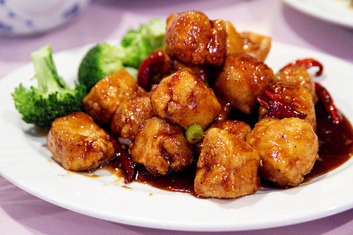 Order 21 . General Tso,s Bean Curd food online from Panda Chinese Restaurant store, New York on bringmethat.com