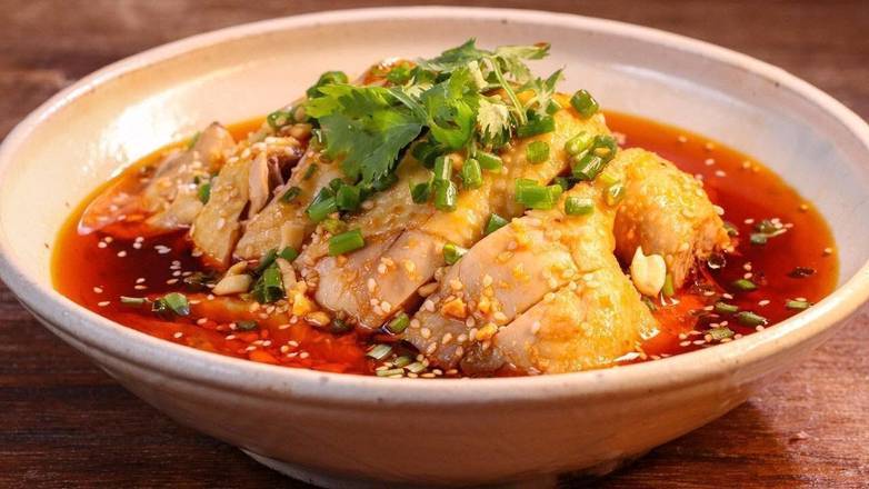 Order Chicken with Savory and Spicy Sauce 口水雞 food online from Mandarin House store, Portland on bringmethat.com
