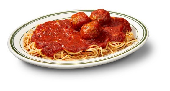 Order Spaghetti and Meatballs food online from Larosa Pizza Price Hill store, Cincinnati on bringmethat.com