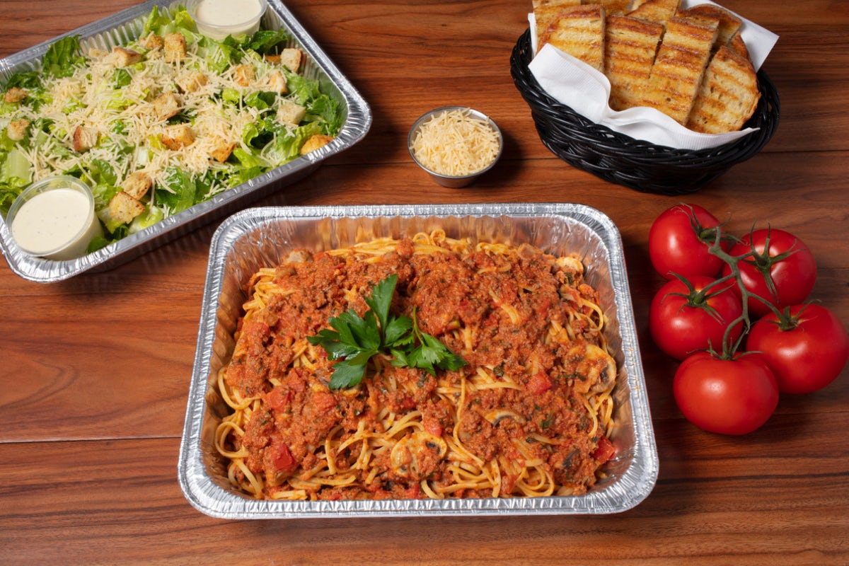 Order Linguine Bolognese food online from Panini Kabob Grill store, Los Angeles on bringmethat.com