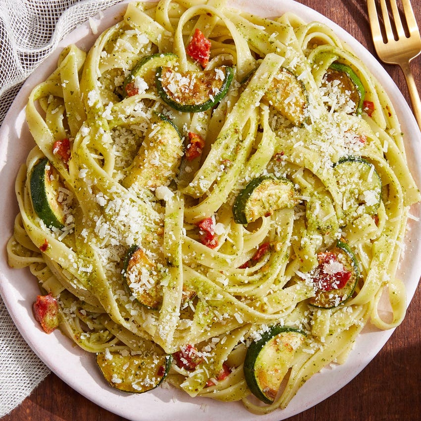 Order Pesto Pasta food online from New York Pizza & Pasta store, San Leandro on bringmethat.com