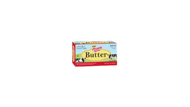 Order Prairie Farms Butter (1 lb) food online from Huck Market store, Batesville on bringmethat.com