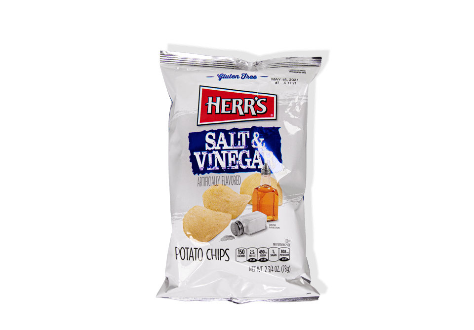 Order Herr's Salt & Vinegar Chips 2.75oz food online from Wawa 8144 store, Philadelphia on bringmethat.com
