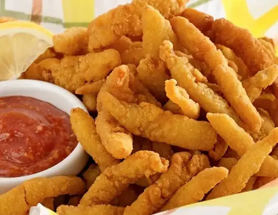 Order Clam Strips food online from Garrison Seafood Express store, Bakersfield on bringmethat.com