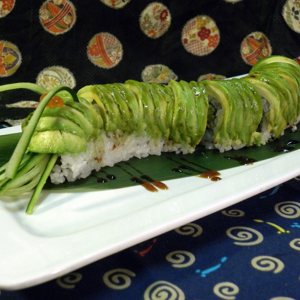 Order Caterpillar Roll food online from Sqwers sushi store, San Francisco on bringmethat.com