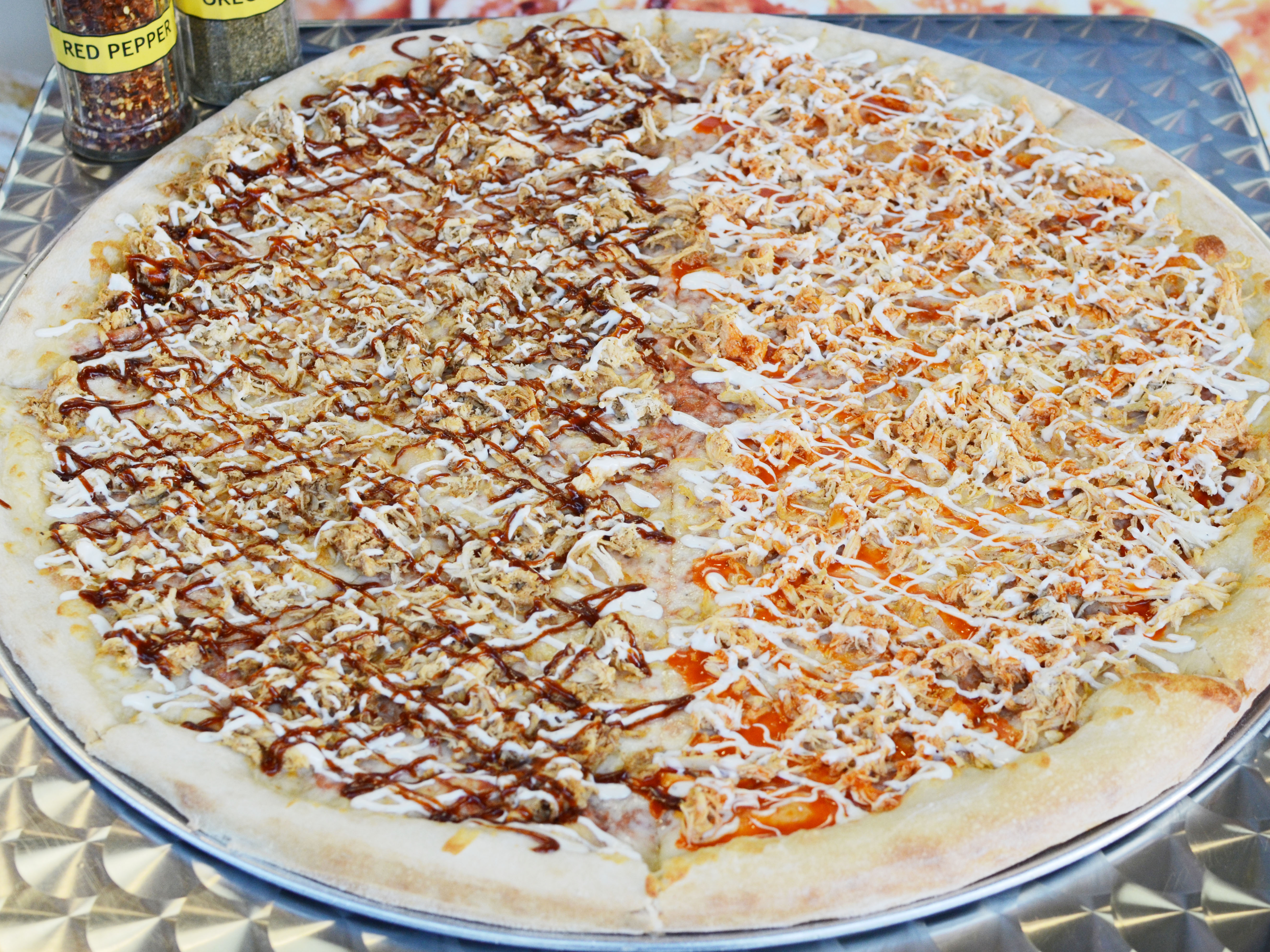 Order BBQ Chicken Pizza food online from Kings Pizza store, Orlando on bringmethat.com