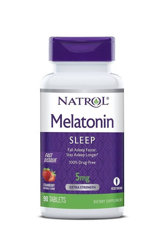Order Natrol Melatonin Fast Dissolve Sleep Tablets 5mg (90 ct) food online from Rite Aid store, Palm Desert on bringmethat.com