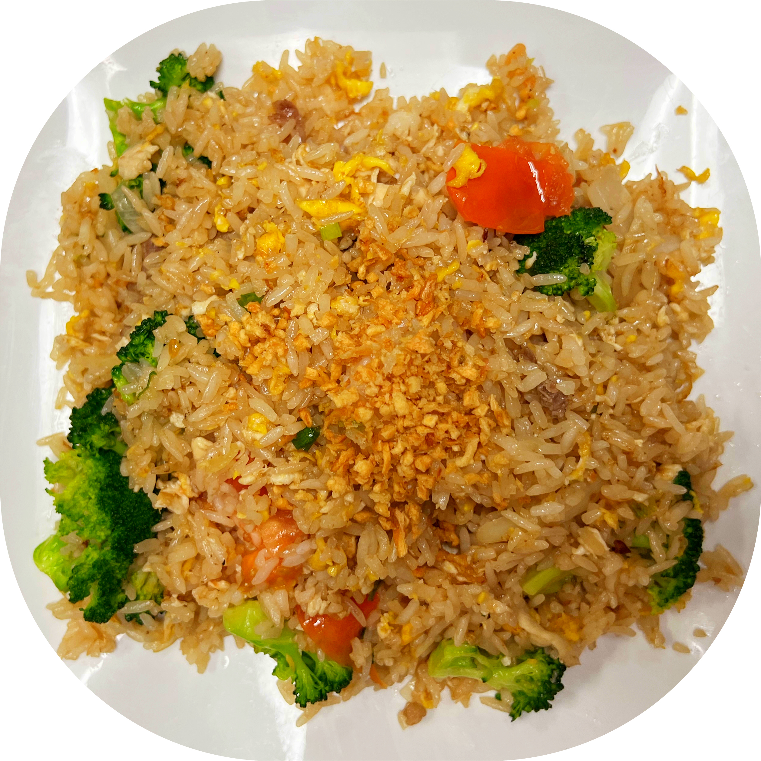 Order RN3. Thai Fried Rice food online from Basil Thai store, Austin on bringmethat.com