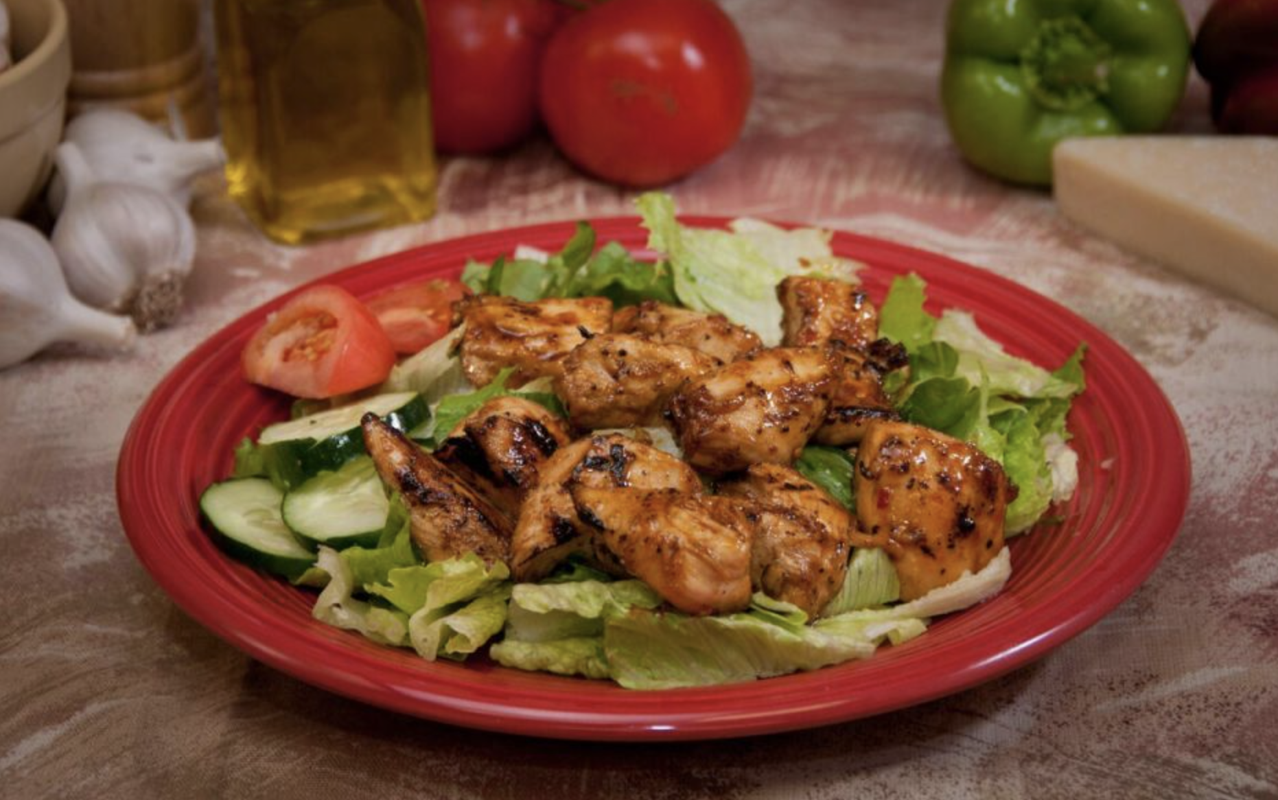 Order Grilled Chicken Salad food online from Original Italian Pizza store, Watertown on bringmethat.com