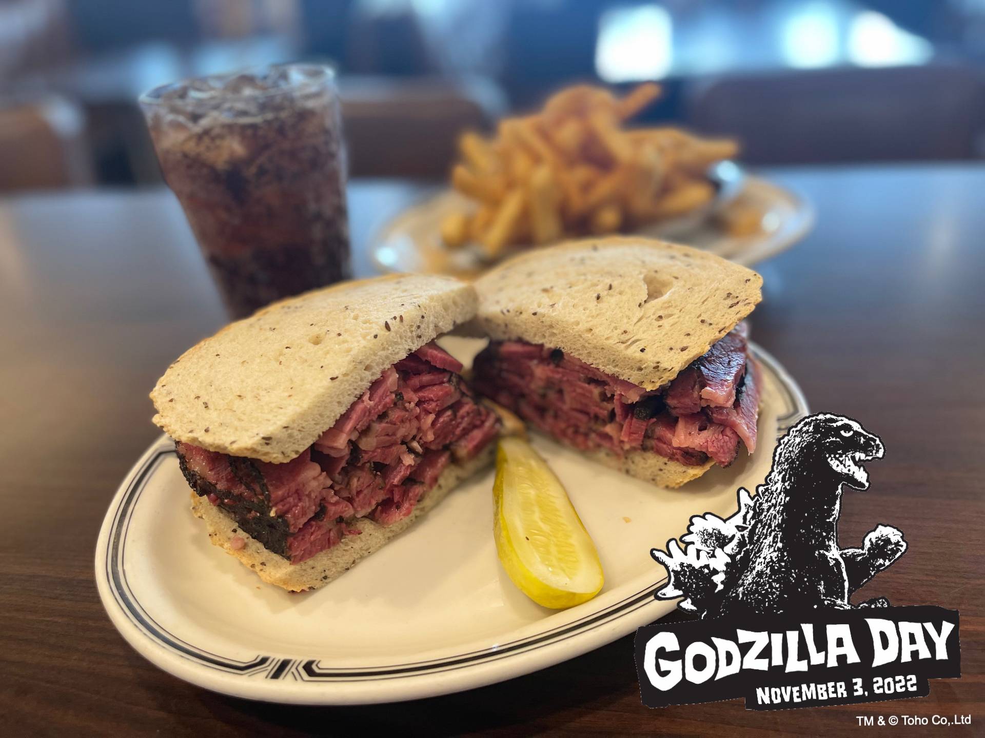 Order #68 Godzilla Pastrami Special food online from Langers Deli store, Los Angeles on bringmethat.com