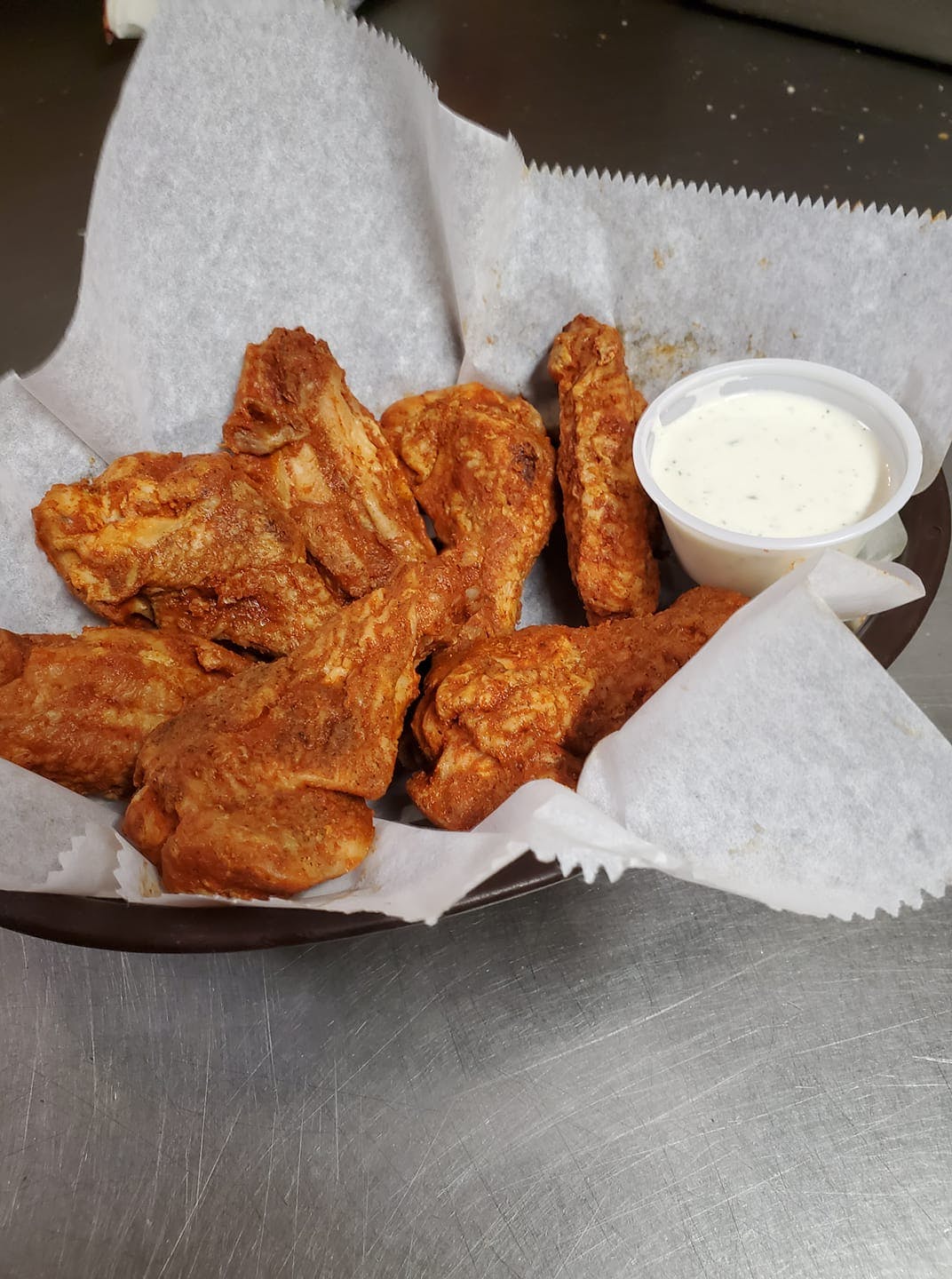 Order Jumbo Wings - Small (4 Pieces) food online from Big Cheese Pizza store, Salina on bringmethat.com