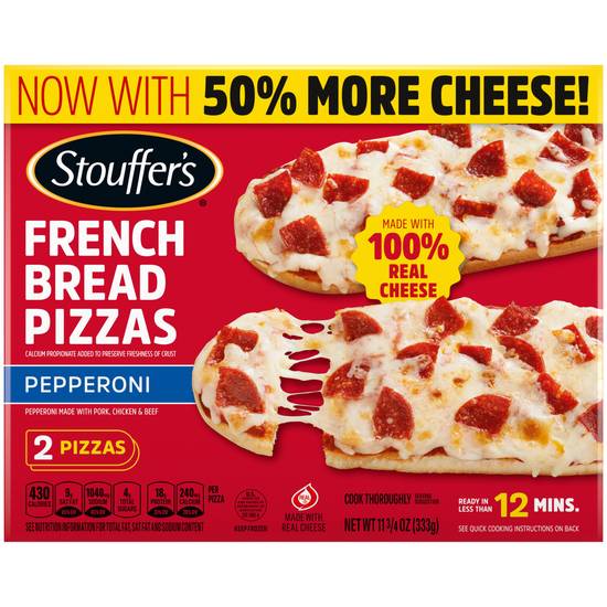 Order Stouffer's Pepperoni French Bread Frozen Pizza, 11.75 Ounce food online from CVS store, DECATUR on bringmethat.com