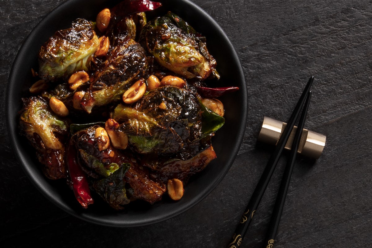 Order Kung Pao Brussels Sprouts food online from P.F. Changs China Bistro store, Chula Vista on bringmethat.com