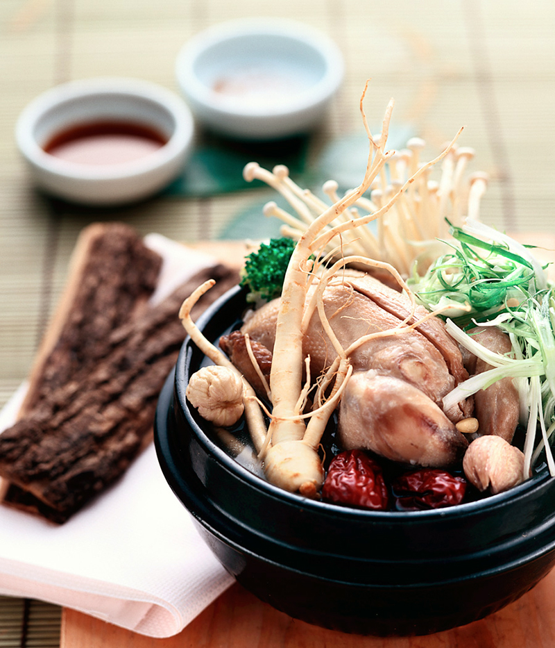 Order S2. Ginseng Chicken Soup food online from Myung Dong Tofu House store, Glendale on bringmethat.com