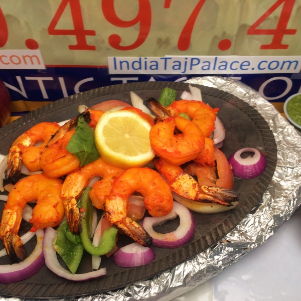 Order E2. Tandoori Shrimp food online from India Taj Palace store, San Antonio on bringmethat.com