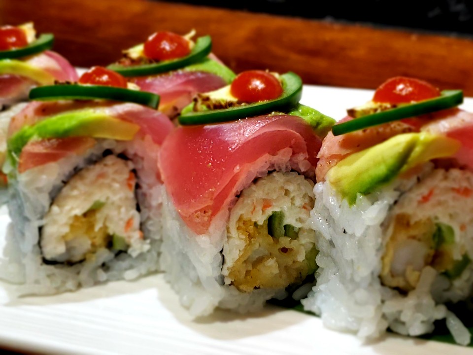 Order Rose Roll food online from Otay Sushi And Crab store, Chula Vista on bringmethat.com
