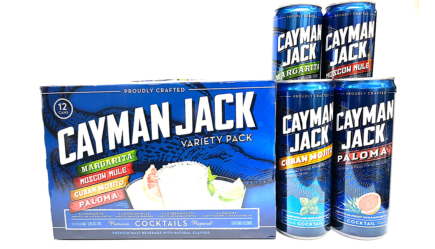 Order CAYMAN JACK  COCKTAILS  VARIETY  12 PARK CAN food online from K-Town Beer & Wine Food Mart store, Los Angeles on bringmethat.com