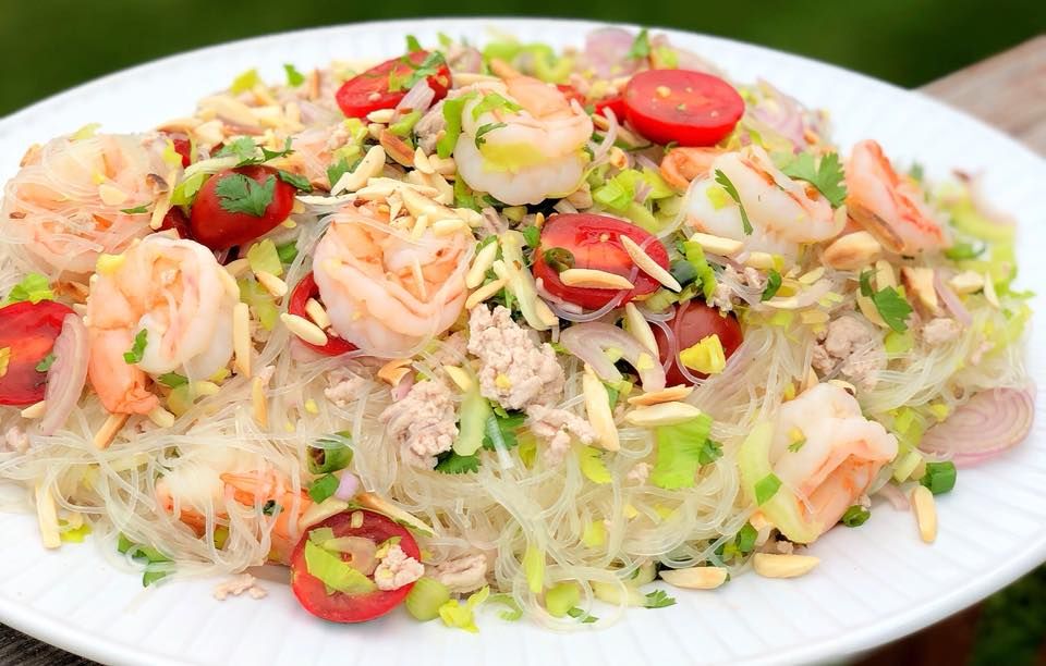 Order 19. Yum Woon Sen Salad food online from Amazing Myanmar Asian Cuisine store, Kentwood on bringmethat.com