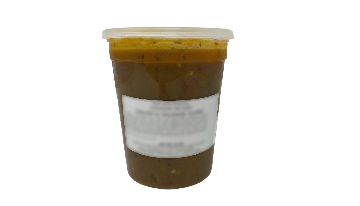 Order Orleans Shrimp & Sausage Gumbo (Refrigerated) food online from Chowder Factory store, Lowell on bringmethat.com