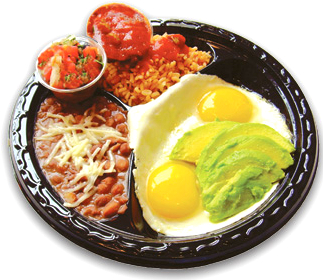 Order Huevos Rancheros food online from Taco Plus store, Los Angeles on bringmethat.com
