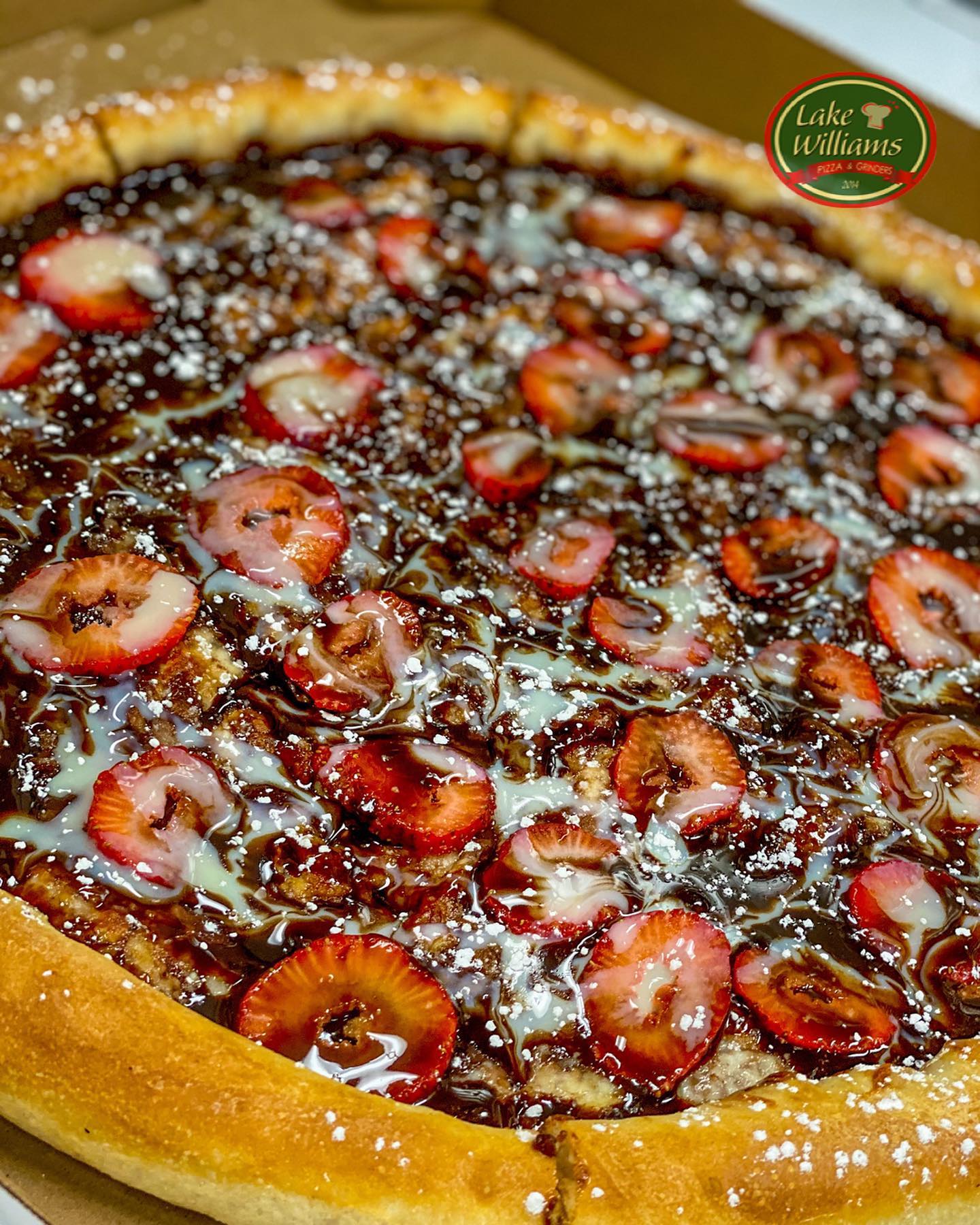 Order Strawberry & Chocolate Pizza food online from Lake williams pizza store, Marlborough on bringmethat.com