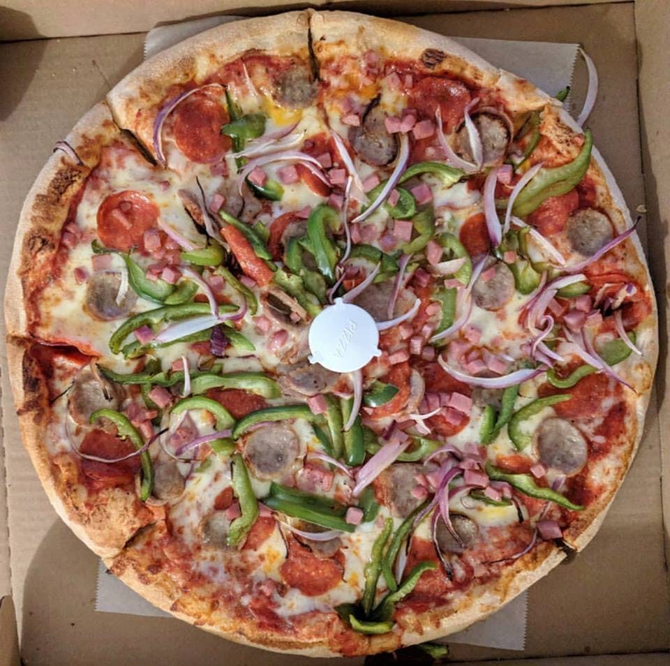 Order Meat Lover's Pizza - Small 10'' food online from Milano's Pizza - Gaithersburg store, Gaithersburg on bringmethat.com