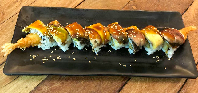 Order Dragon Special Roll food online from Ichi Ni San Sushi store, San Francisco on bringmethat.com