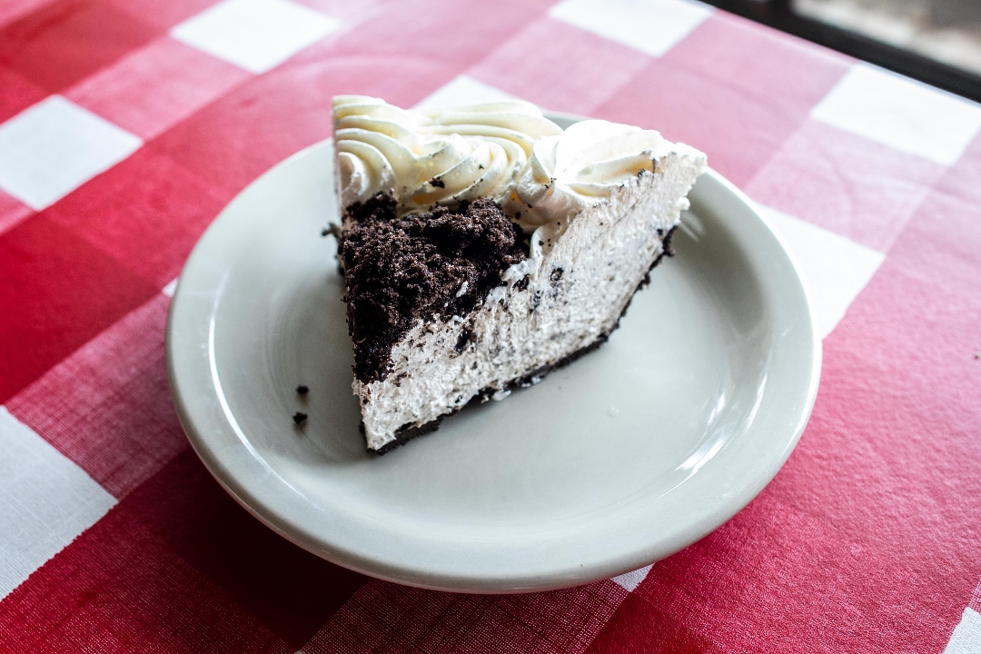 Order Oreo Cookie Pie food online from The Texan Cafe & Pie Shop store, Hutto on bringmethat.com