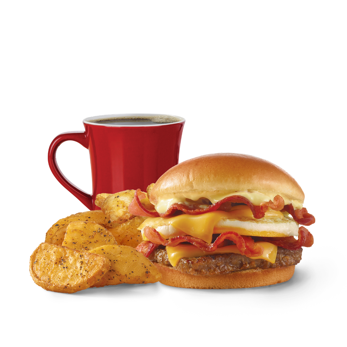 Order Breakfast Baconator™ Combo food online from Wendy store, Fairbanks on bringmethat.com