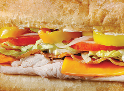 Order #54 - Turkey-Bacon Hoagie food online from Tj Deli store, Winston Salem on bringmethat.com