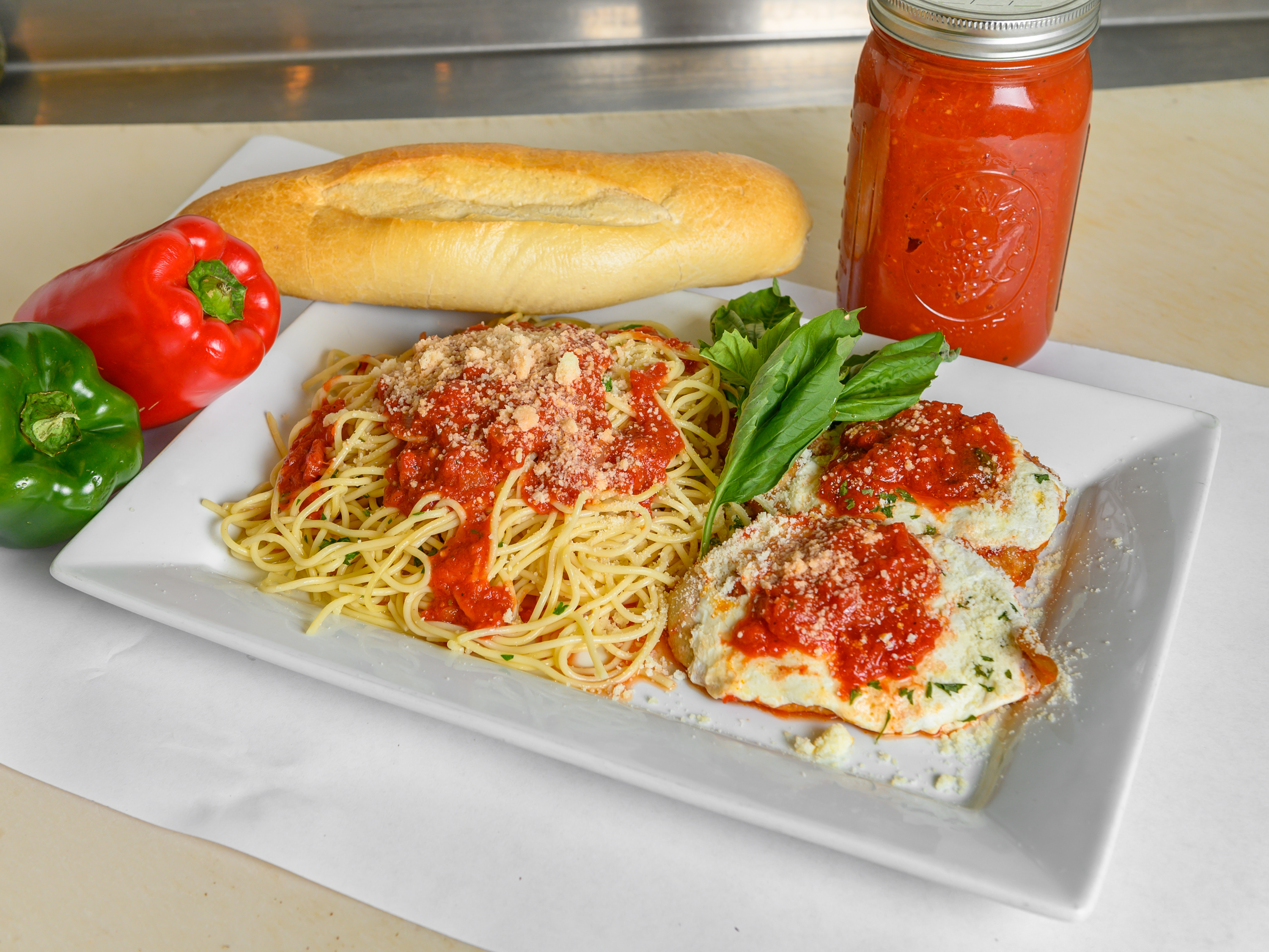 Order Chicken Parmesan  food online from West Bank Gourmet Deli store, New York on bringmethat.com