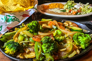 Order Vegetarian Combo #5 food online from Los Girasoles Mexican store, Stow on bringmethat.com