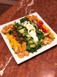 Order Crispy Chicken Cobb Salad food online from Forty Carrots store, Chicago on bringmethat.com