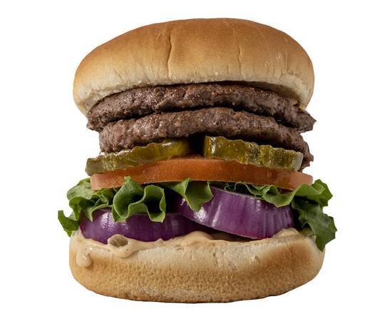 Order Jr. Double Burger food online from Frosty King store, Bakersfield on bringmethat.com