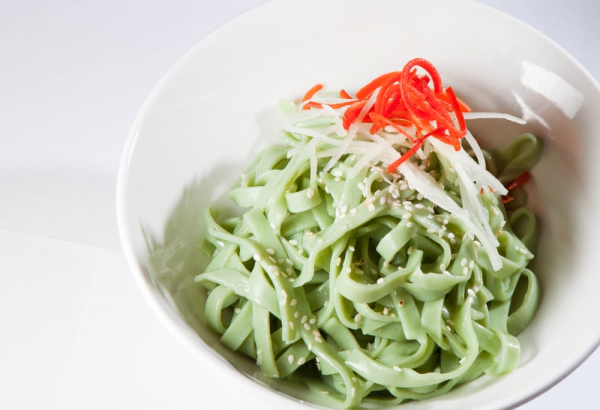 Order Cold Sesame Spinach Noodles food online from Made In Asia Restaurant store, Armonk on bringmethat.com