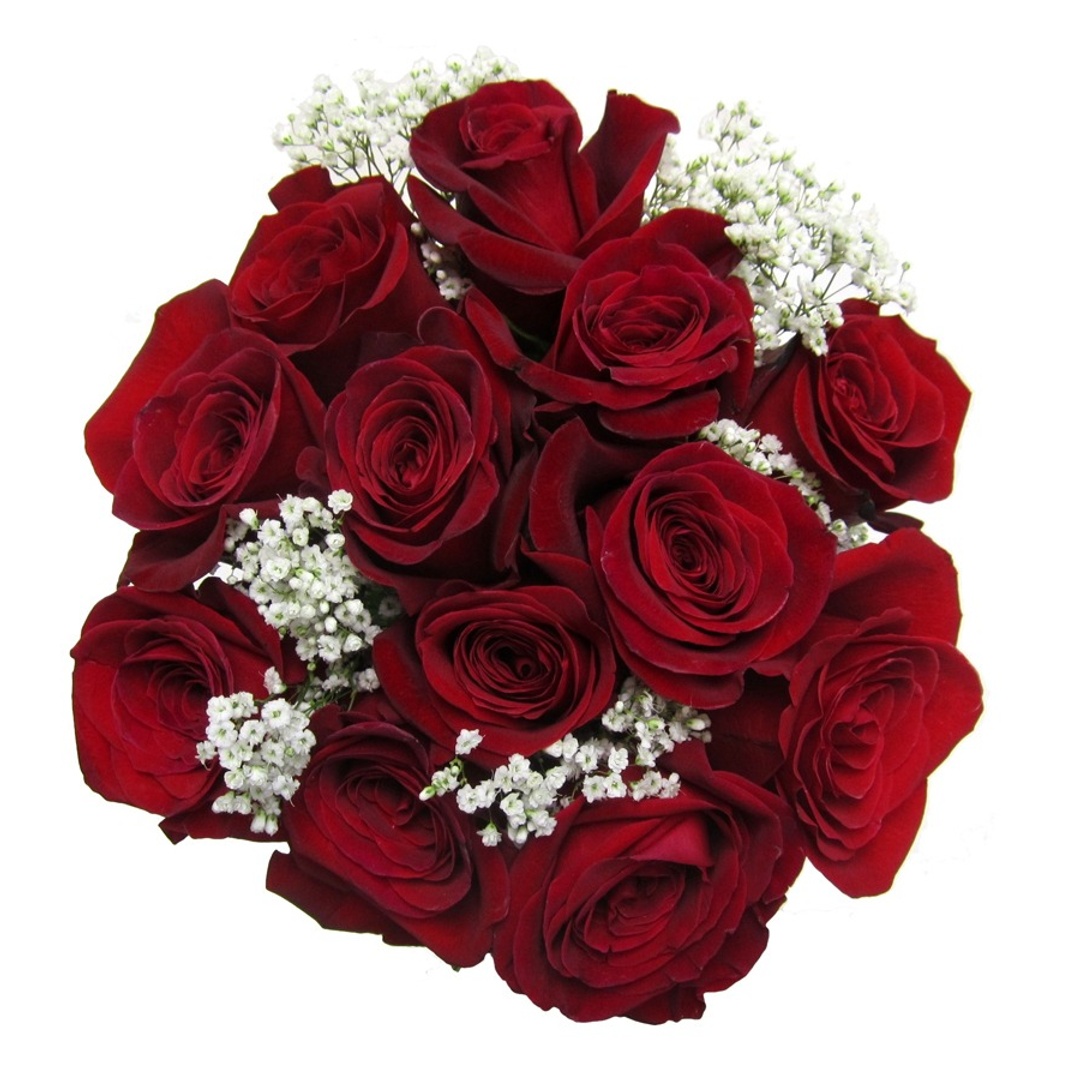 Order Dozen Rose Bouquet, Red food online from Lucky California store, Castro Valley on bringmethat.com