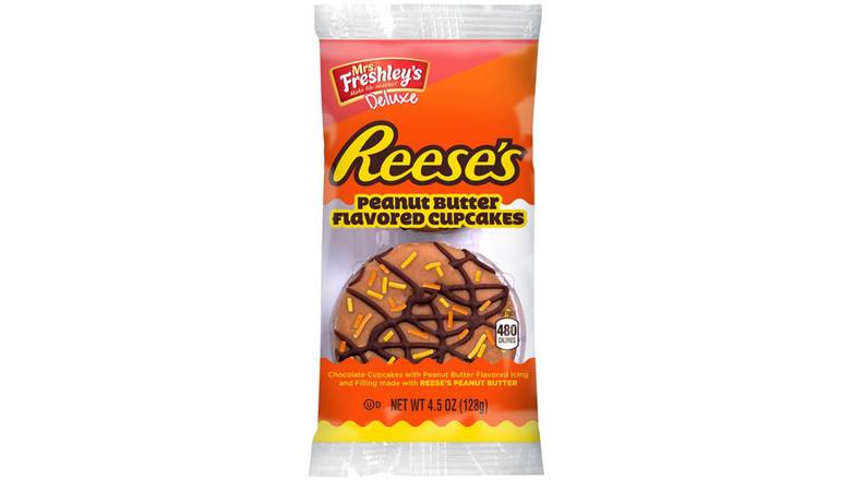 Order Mrs Freshley'S Deluxe Reese'S Peanut Butter Flavored Cupcakes food online from Trumbull Mobil store, Trumbull on bringmethat.com