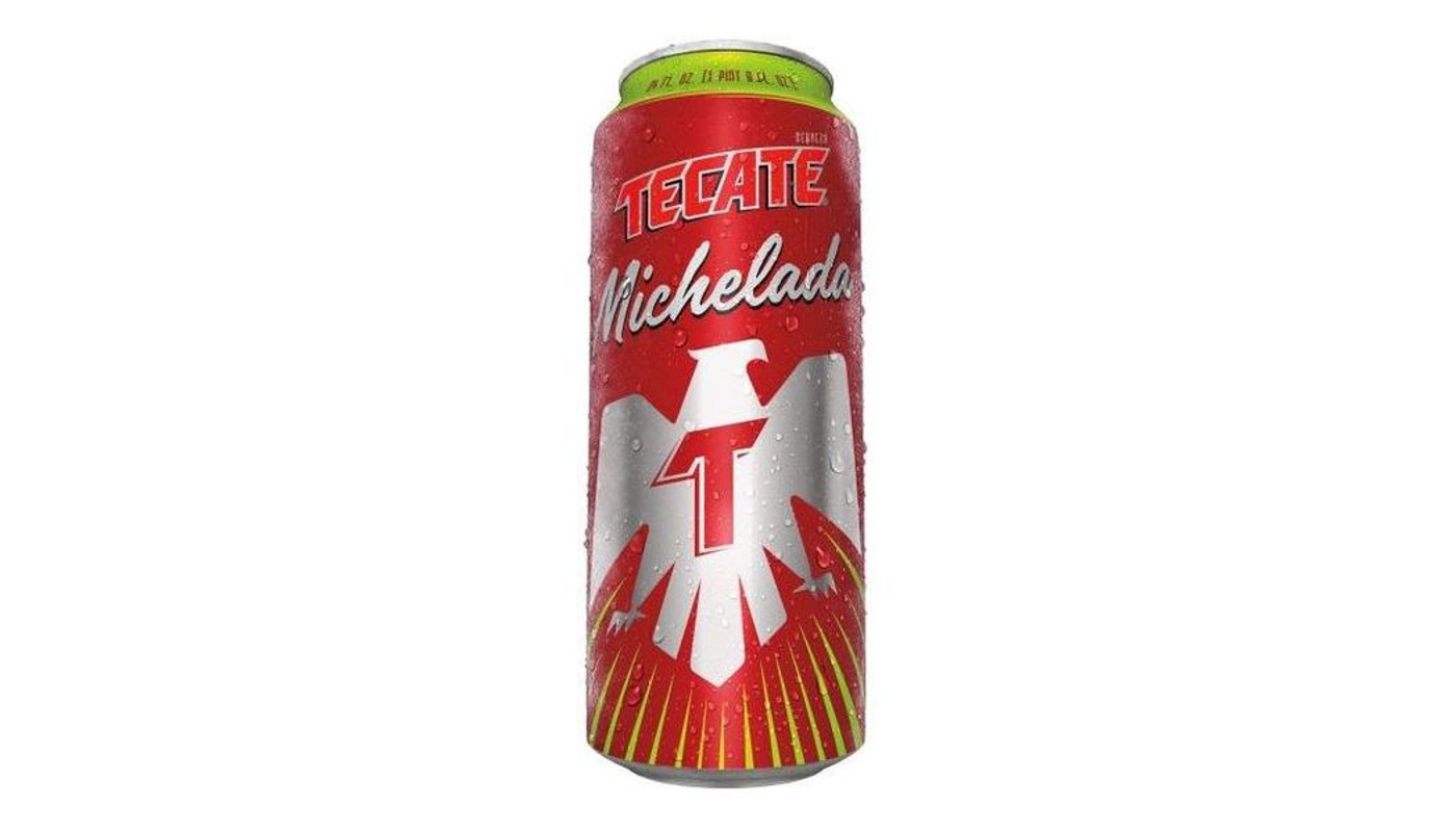 Order Cerveza Tecate Michelada Single 24 oz Can food online from Oceanview Liquor store, Hermosa Beach on bringmethat.com