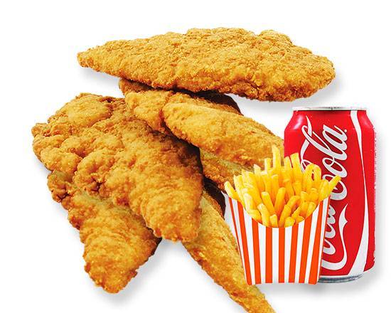 Order 6 Pieces Tenders Combo food online from Us Kennedy Fried Chicken store, New York on bringmethat.com